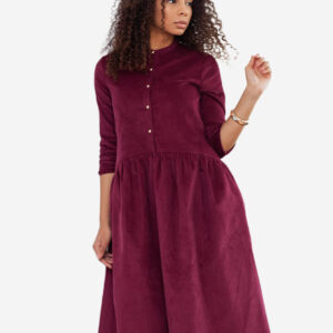 CW dress maroon
